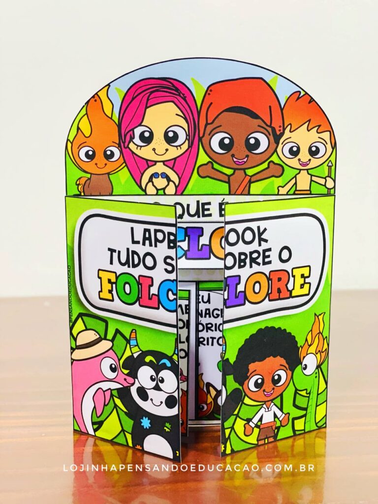 Lapbook tudo sobre o folclore Pensando Educação Por Leticia