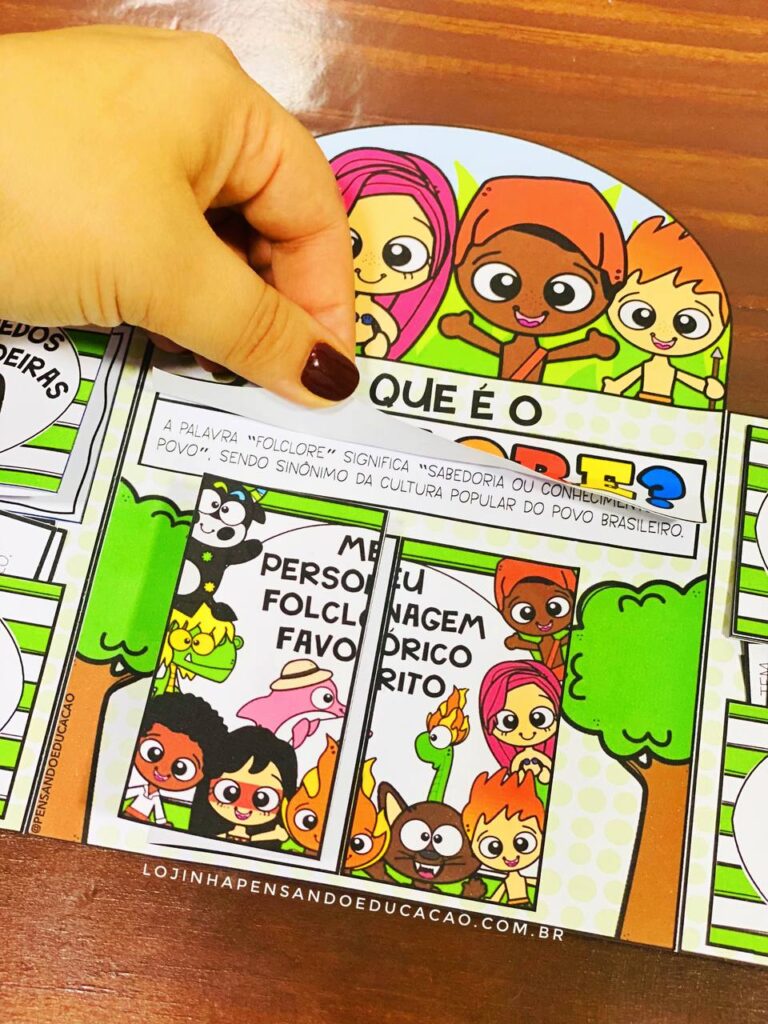 Lapbook tudo sobre o folclore Pensando Educação Por Leticia