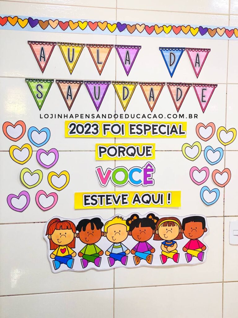 Painel Aula da Saudade Atualizado 2024 Pensando Educação Por Leticia