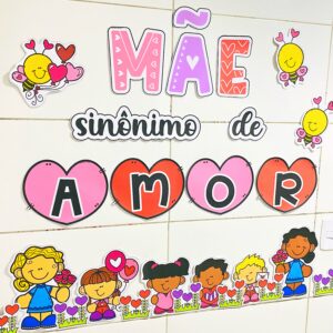 Painel Mãe Sinônimo de Amor