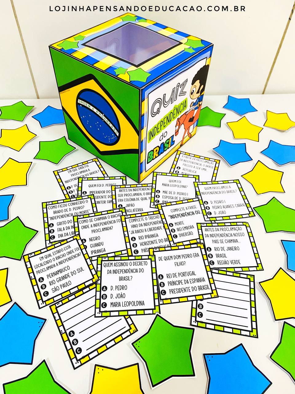 Independência do Brasil - Jogo de perguntas e respostas / Quiz