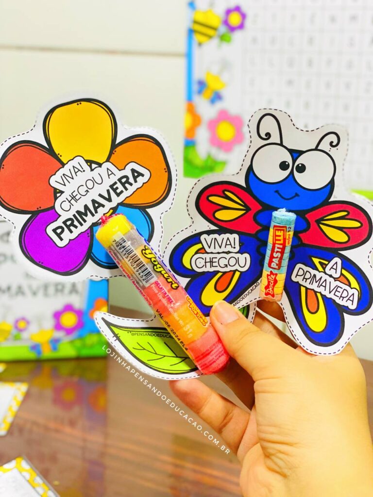 Lembrancinhas Primavera – Pensando Educação – Por Leticia