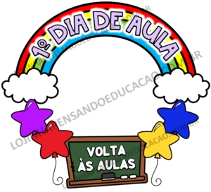 Moldura Bambolê Volta às Aulas