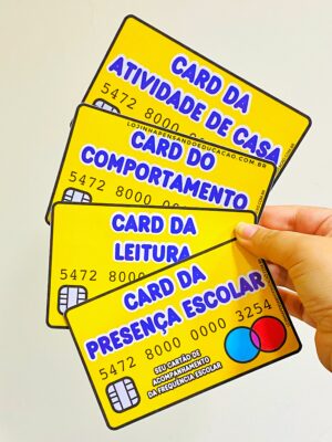 Combo Cards Escolares