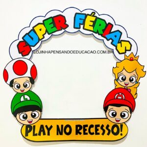 Moldura Bambolê "Super Férias"