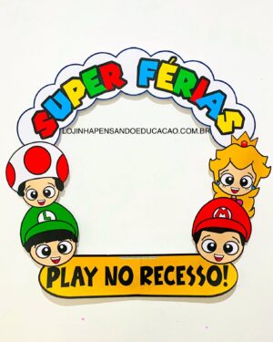 Moldura Bambolê "Super Férias"