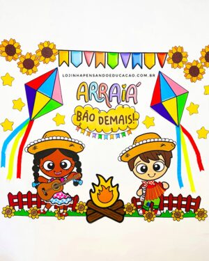Painel "Arraiá Bão Demais!"