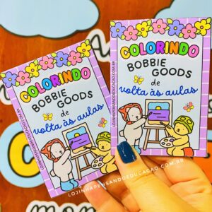 Livrinho de Colorir Volta às Aulas "Bobbie Goods"