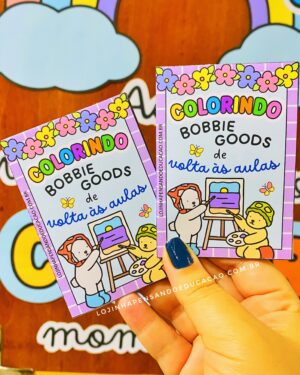 Livrinho de Colorir Volta às Aulas "Bobbie Goods"