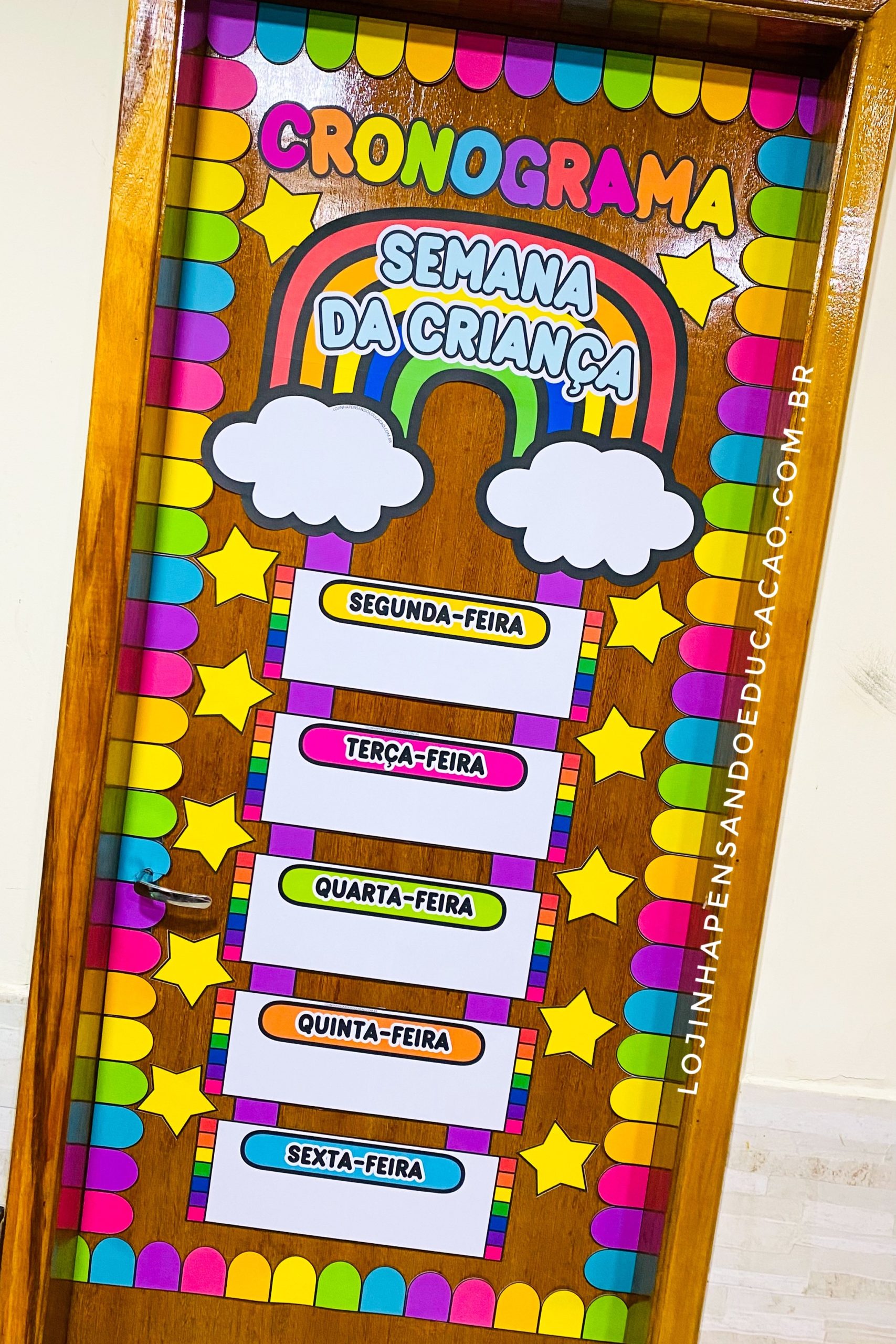 Mural "Cronograma Semana da Criança" - Imagem 8