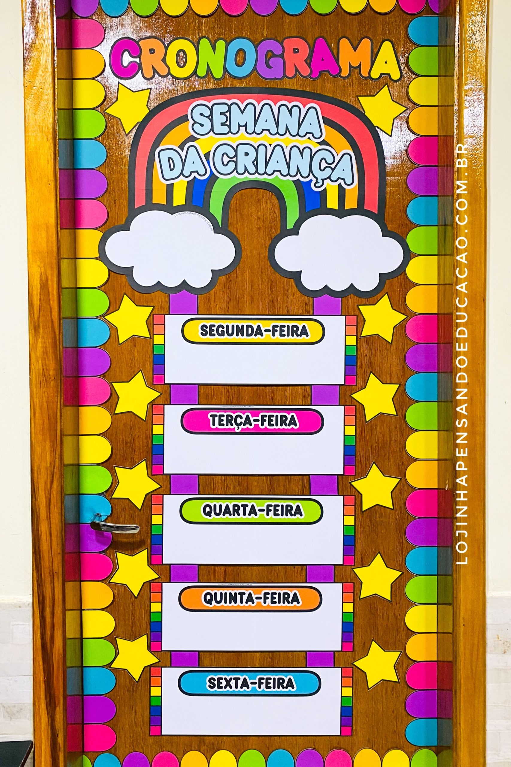 Mural "Cronograma Semana da Criança" - Imagem 6