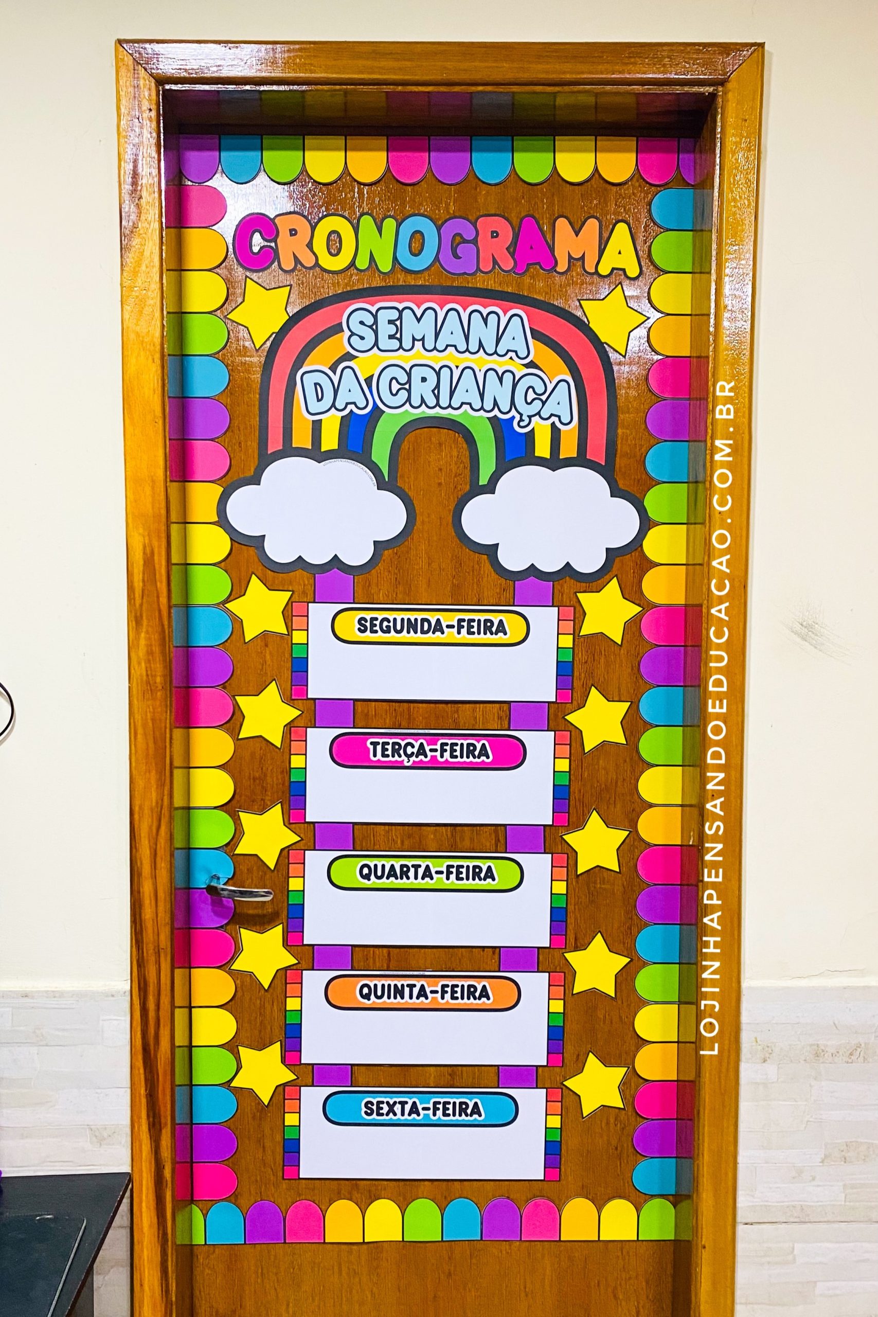 Mural "Cronograma Semana da Criança" - Imagem 5