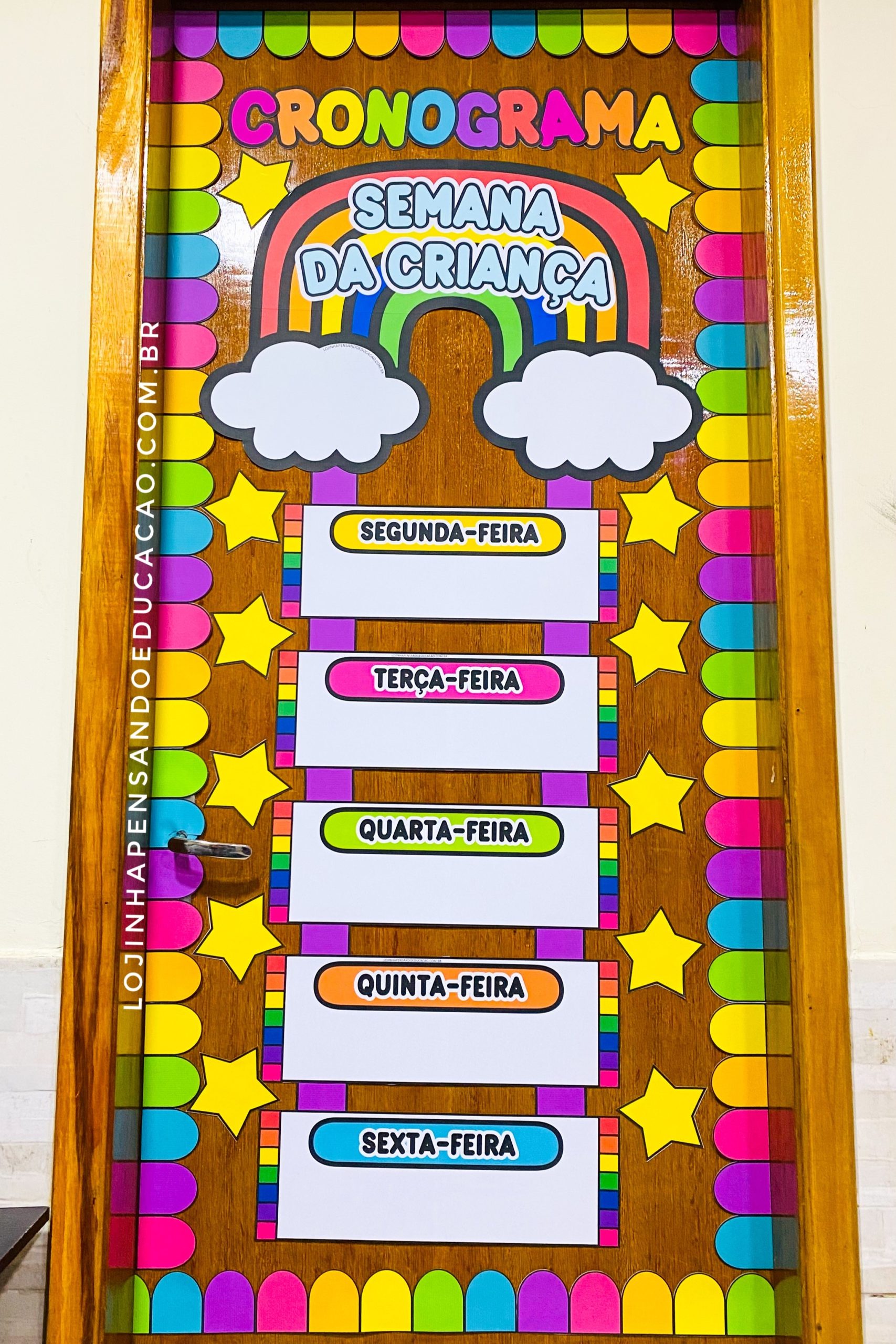 Mural "Cronograma Semana da Criança" - Imagem 4