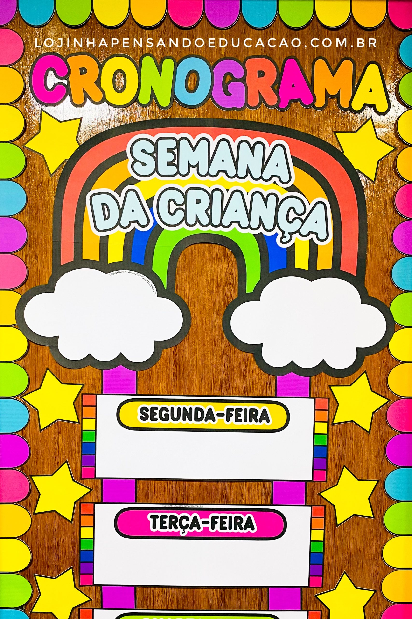 Mural "Cronograma Semana da Criança" - Imagem 3