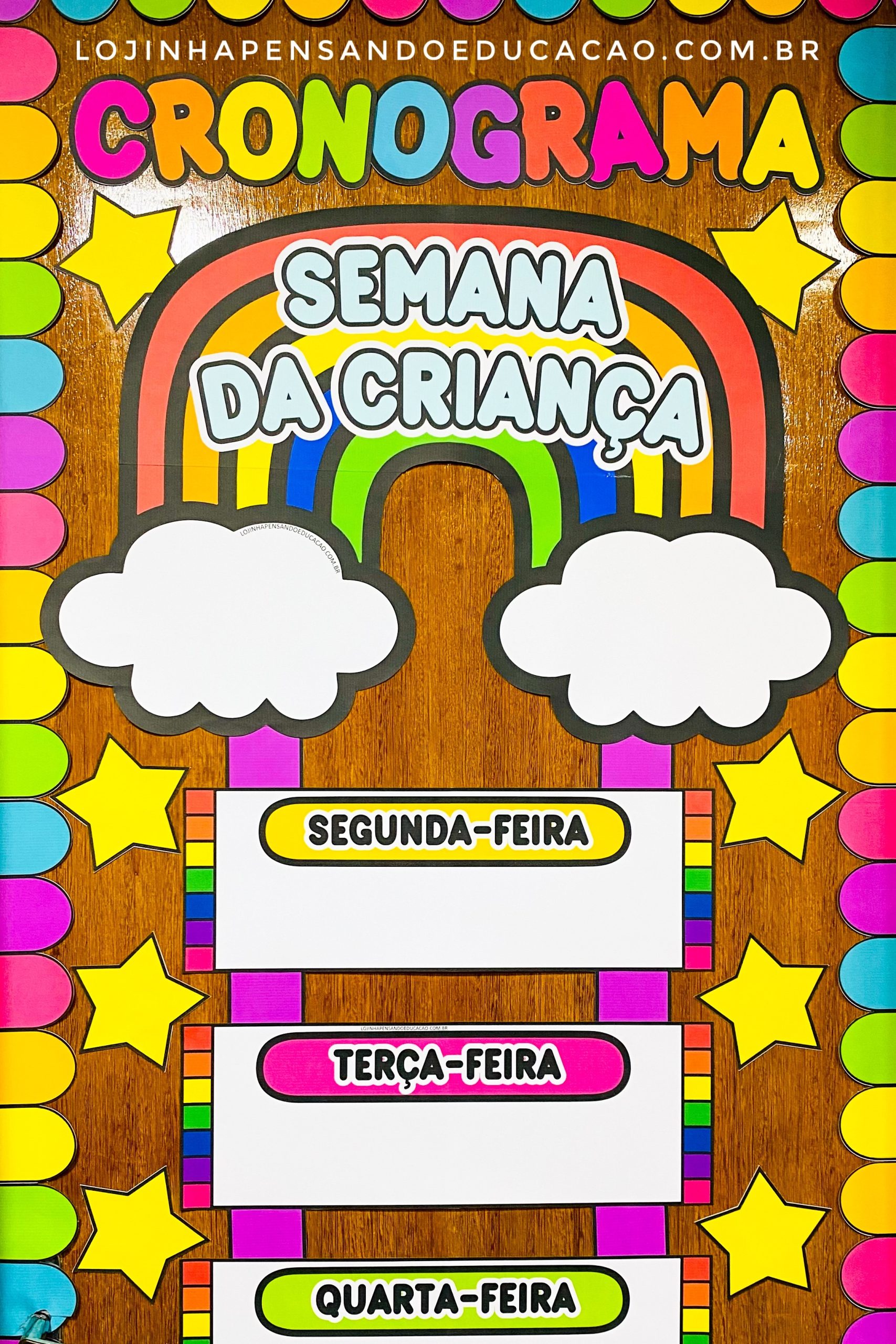 Mural "Cronograma Semana da Criança" - Imagem 2