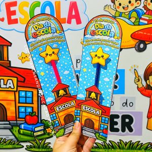 Cartão lembrancinha Dia da Escola