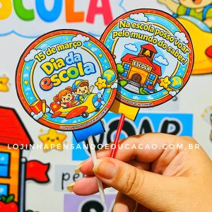 Tag pirulito "escola"