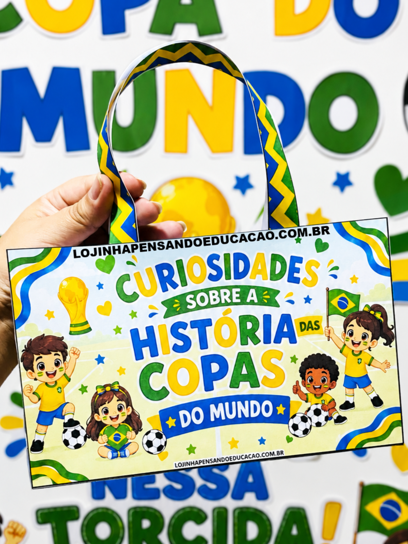 Maleta Curiosidades sobre a História das Copas do Mundo