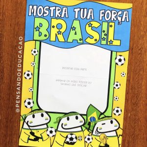 Moldura para foto Copa do Mundo